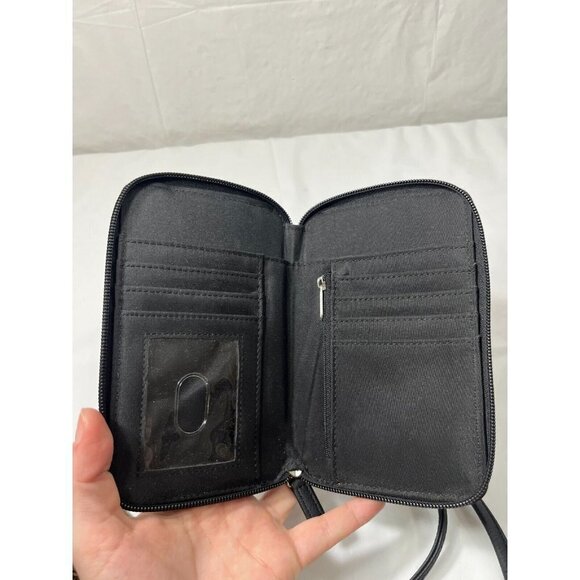 Safe Keeper Black wallet Crossbody Horizontal Purse - Picture 6 of 8